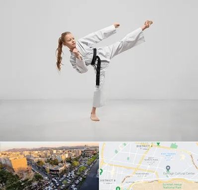 باشگاه کاراته بانوان در تهرانپارس 