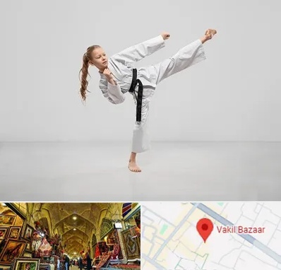 باشگاه کاراته بانوان در بازار وکیل شیراز