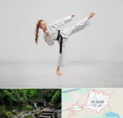 باشگاه کاراته بانوان در علی‌ آباد کتول