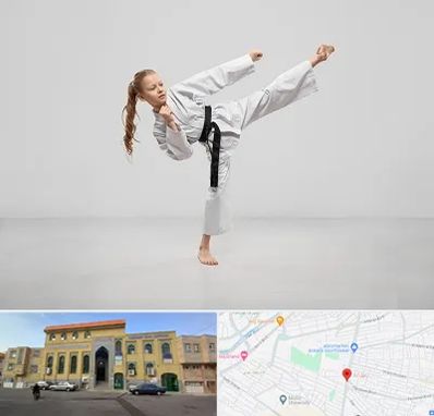 باشگاه کاراته بانوان در زنبیل آباد قم