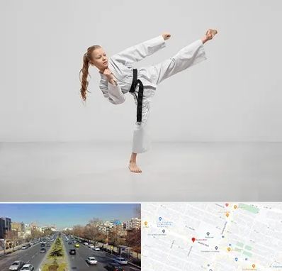 باشگاه کاراته بانوان در بلوار معلم مشهد