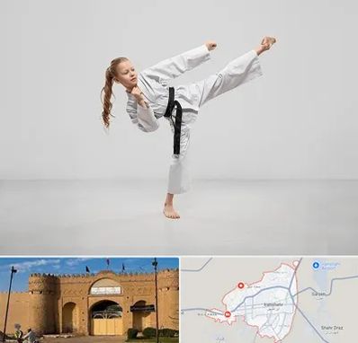 باشگاه کاراته بانوان در ایرانشهر