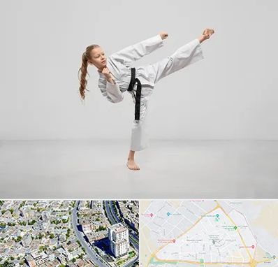 باشگاه کاراته بانوان در قاسم آباد مشهد