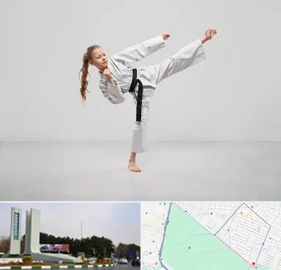 باشگاه کاراته بانوان در بلوار فلسیطین مشهد