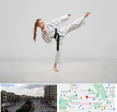 باشگاه کاراته بانوان در بلوار فردوسی مشهد