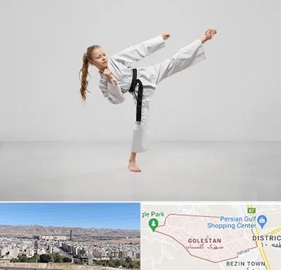 باشگاه کاراته بانوان در شهرک گلستان شیراز