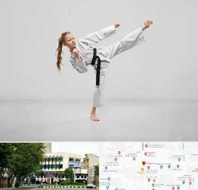 باشگاه کاراته بانوان در طالقانی 