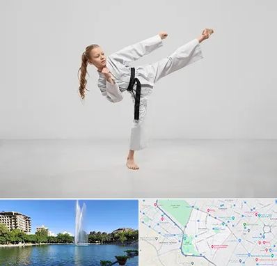 باشگاه کاراته بانوان در کوهسنگی مشهد