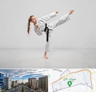 باشگاه کاراته بانوان در سعادت آباد 