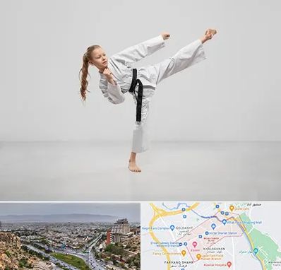 باشگاه کاراته بانوان در معالی آباد شیراز