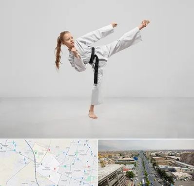 باشگاه کاراته بانوان در حصارک کرج