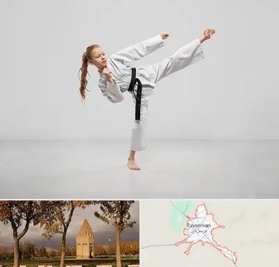 باشگاه کاراته بانوان در تویسرکان