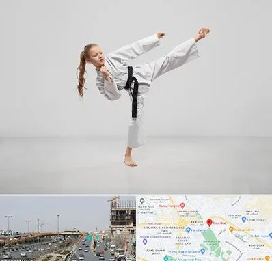 باشگاه کاراته بانوان در بلوار توس مشهد