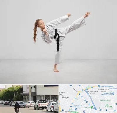 باشگاه کاراته بانوان در قدوسی شرقی شیراز