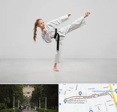 باشگاه کاراته بانوان در بلوار معلم رشت 