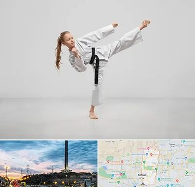 باشگاه کاراته بانوان در منطقه 2 تهران 