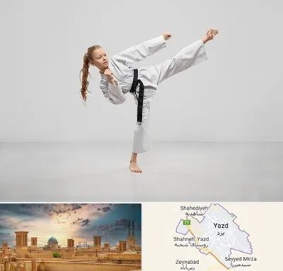 باشگاه کاراته بانوان در یزد