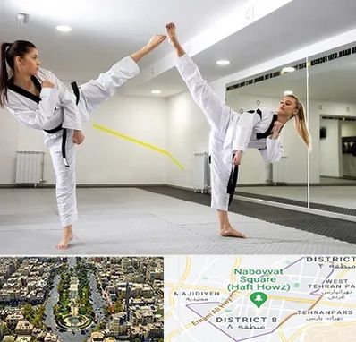 باشگاه دفاع شخصی بانوان در نارمک 