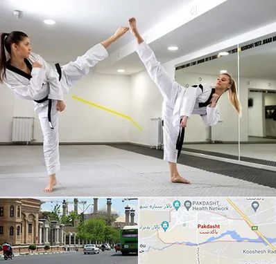 باشگاه دفاع شخصی بانوان در پاکدشت