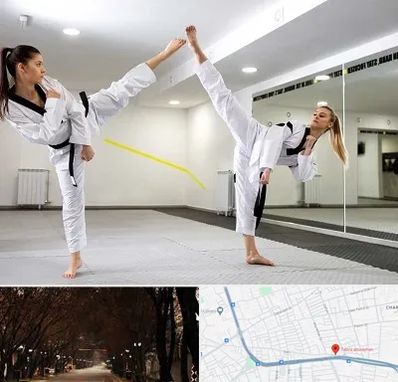 باشگاه دفاع شخصی بانوان در ابوریحان تبریز