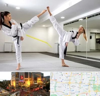 باشگاه دفاع شخصی بانوان در جنت آباد تهران 