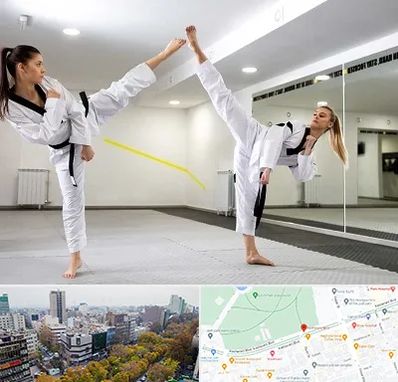 باشگاه دفاع شخصی بانوان در بلوار کشاورز 