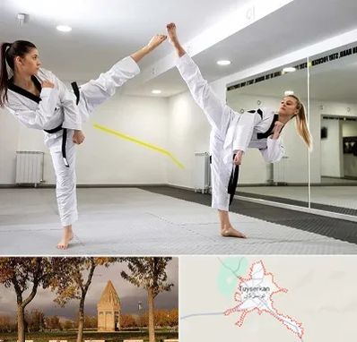 باشگاه دفاع شخصی بانوان در تویسرکان