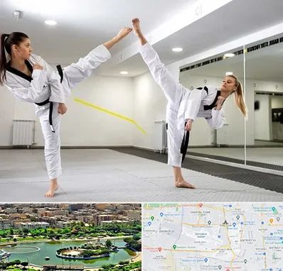 باشگاه دفاع شخصی بانوان در منطقه 9 تهران 