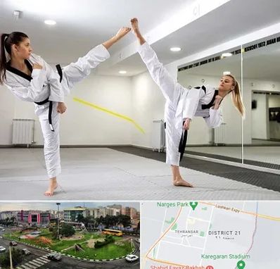 باشگاه دفاع شخصی بانوان در تهرانسر 