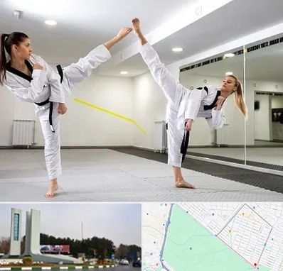 باشگاه دفاع شخصی بانوان در بلوار فلسیطین مشهد