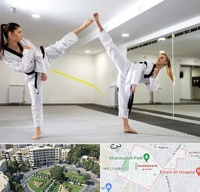 باشگاه دفاع شخصی بانوان در جهانشهر کرج 