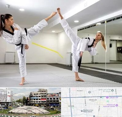 باشگاه دفاع شخصی بانوان در مرکز تهران