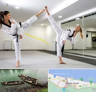 باشگاه دفاع شخصی بانوان در بندر انزلی