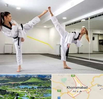 باشگاه دفاع شخصی بانوان در خرم آباد