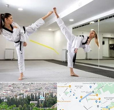 باشگاه دفاع شخصی بانوان در محلاتی شیراز