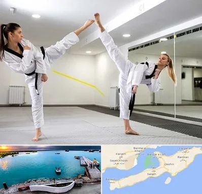 باشگاه دفاع شخصی بانوان در قشم