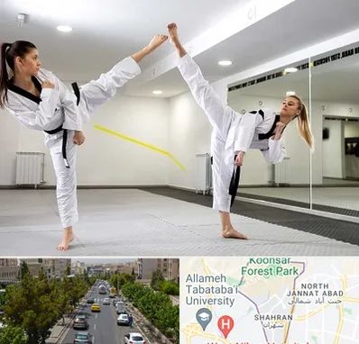 باشگاه دفاع شخصی بانوان در شهران 