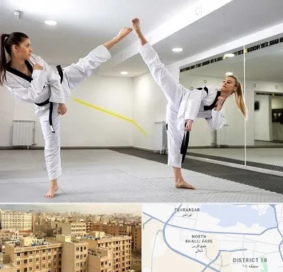 باشگاه دفاع شخصی بانوان در جنوب غرب تهران