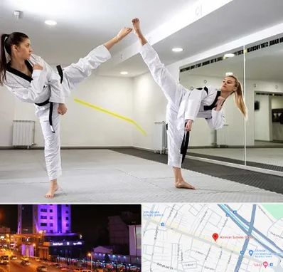 باشگاه دفاع شخصی بانوان در آبرسان تبریز