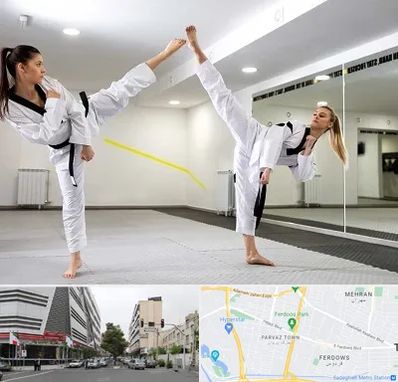باشگاه دفاع شخصی بانوان در بلوار فردوس 