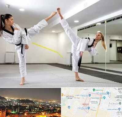 باشگاه دفاع شخصی بانوان در مارلیک کرج