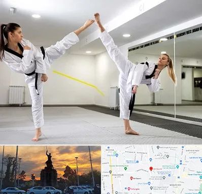 باشگاه دفاع شخصی بانوان در میدان حر 