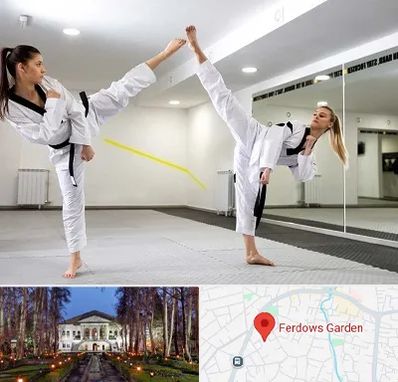 باشگاه دفاع شخصی بانوان در باغ فردوس
