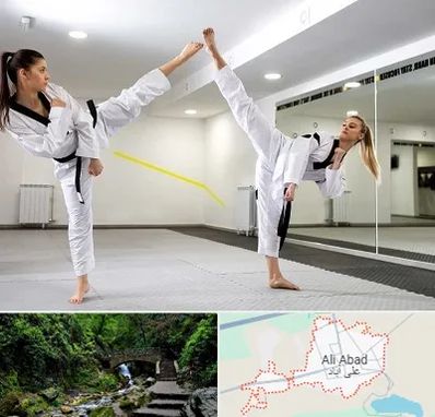 باشگاه دفاع شخصی بانوان در علی آباد کتول