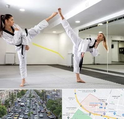 باشگاه دفاع شخصی بانوان در گلشهر کرج