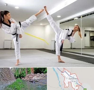 باشگاه دفاع شخصی بانوان در سراوان