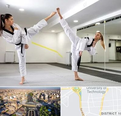 باشگاه دفاع شخصی بانوان در استاد معین 