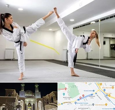 باشگاه دفاع شخصی بانوان در زرگری شیراز