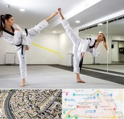 باشگاه دفاع شخصی بانوان در شهرک غرب مشهد