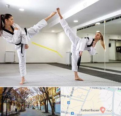 باشگاه دفاع شخصی بانوان در تربیت تبریز